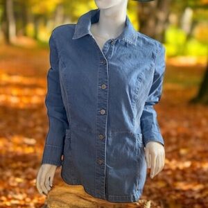 ❄️ 50% off winter Blue Willi’s denim Danish jean jacket 42 US M